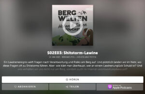 Bergwelten Podcast Shitstorm Lawine I alpinonline