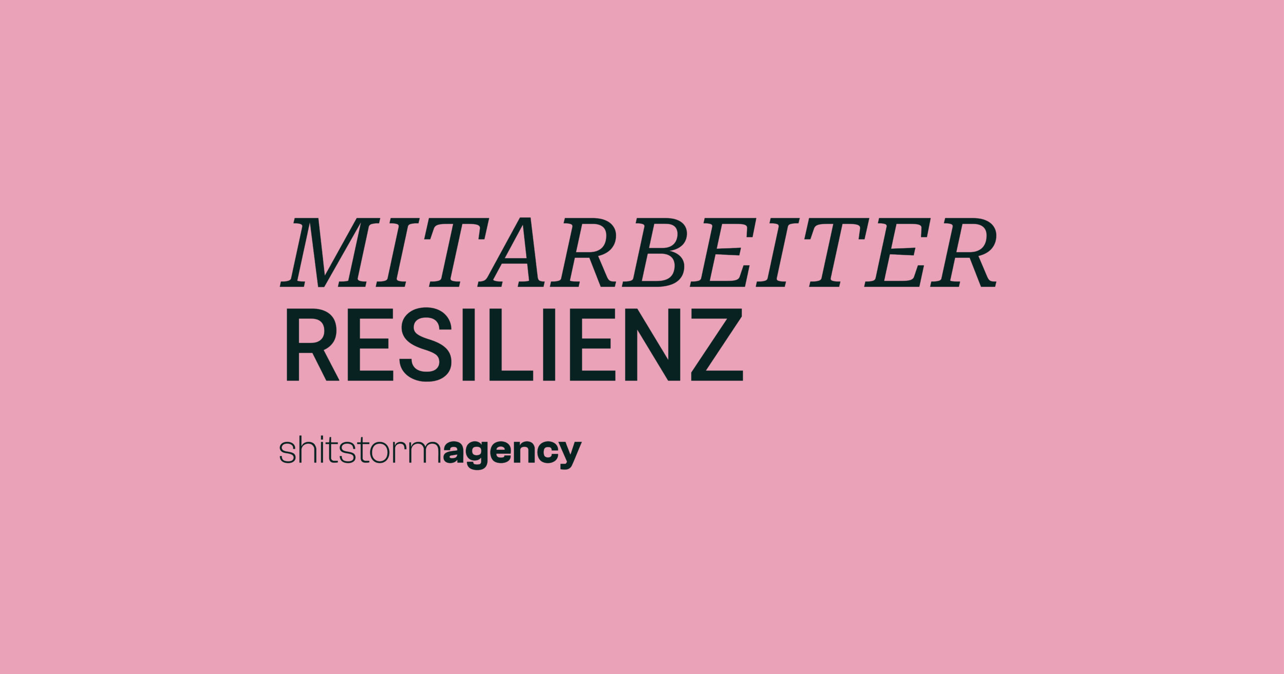 Mitarbeiter Resilienz | shitstorm.agency