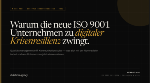 Warum die neue ISO 9001 digitale Krisenresilienz plötzlich relevant macht